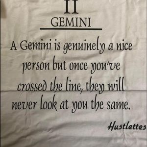 White Gemini Tee